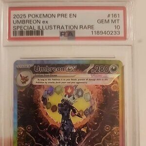 Psa 10 umbreon en prismatic 231/161